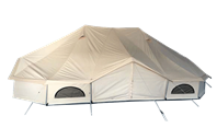 How to use canvas tent correctly